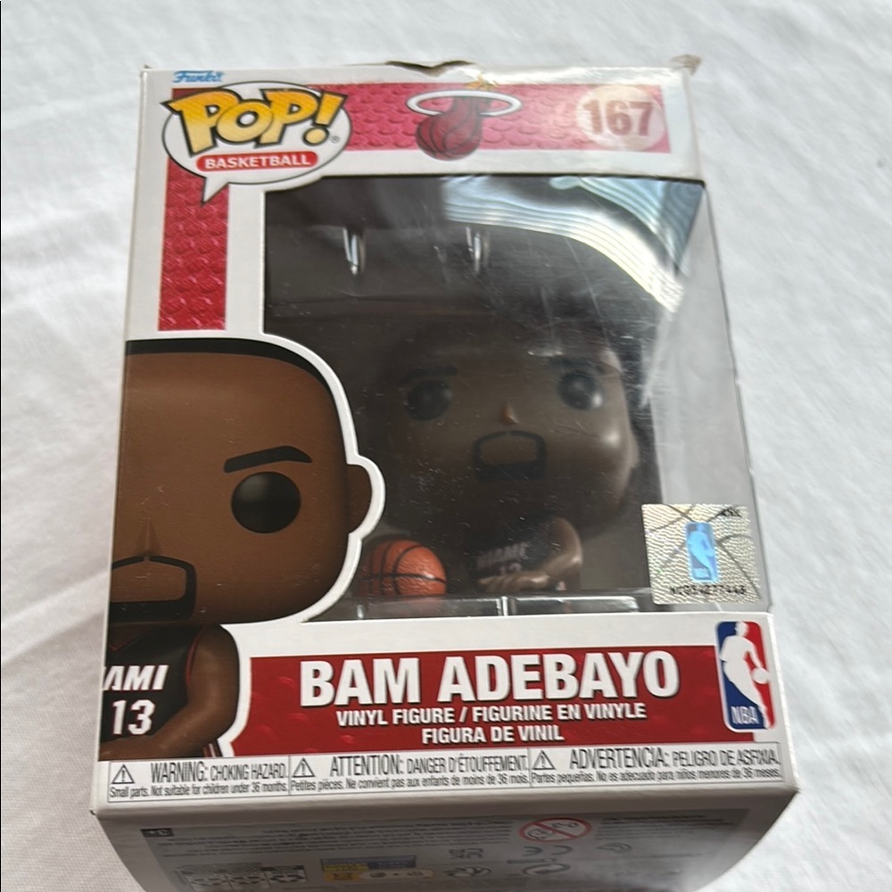 Funko NBA Bam Adebayo Vinyl Figure - Red and Black